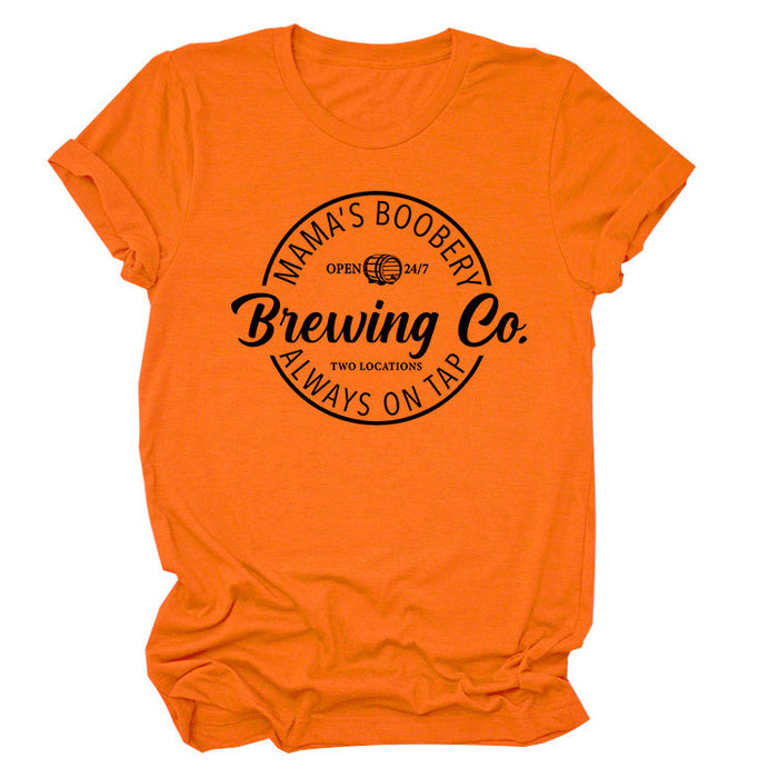 Orange (black letter color picture) / S