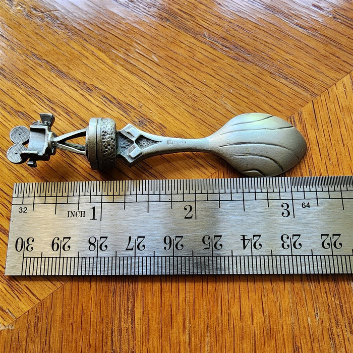 Mann's Chinese Theater Los Angeles Collectible Travel Souvenir Spoon 3" Pewter