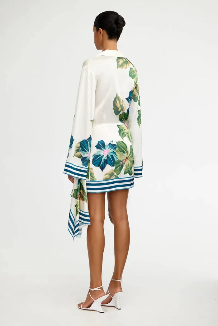 Mariah Mini Dress - Hibiscus Tile - SODA Fashion Haus