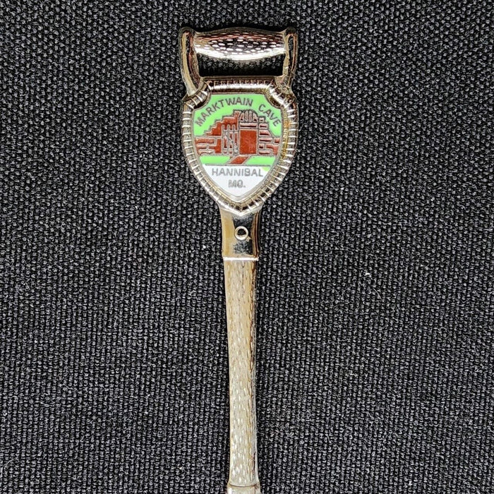 Mark Twain Cave Hannibal Mo Collectible Travel Souvenir Spoon 4.25" (11cm) 1980