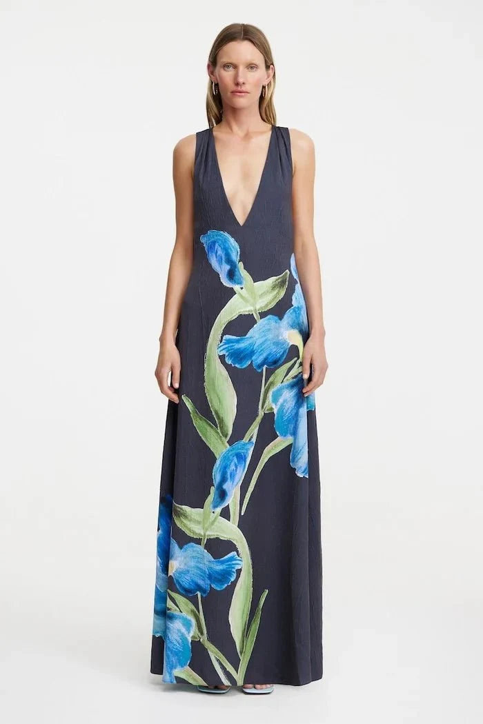 Merida Gown - Midnight Bouquet - SODA Fashion Haus