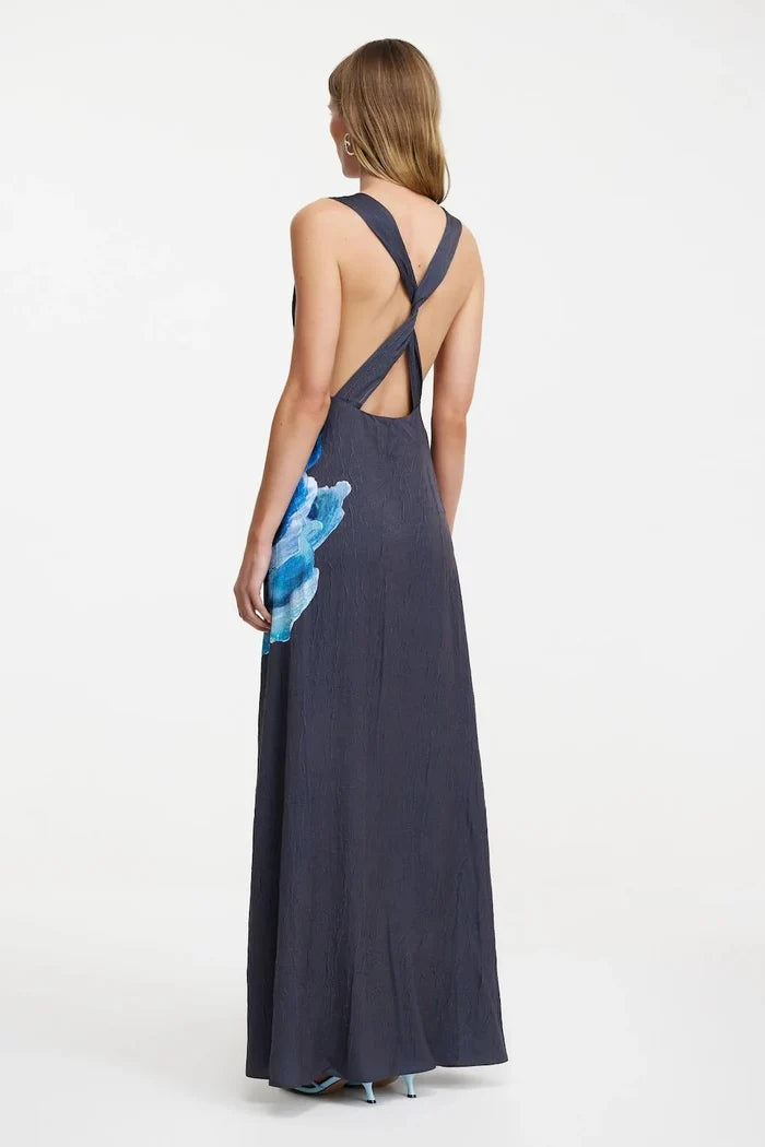 Merida Gown - Midnight Bouquet - SODA Fashion Haus