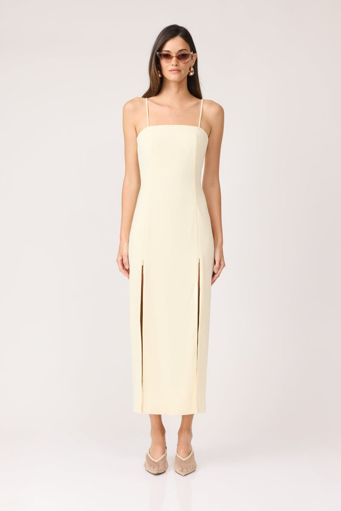 Midi Suit Dress - Lemon - SODA Fashion Haus