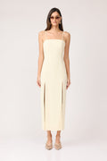 Midi Suit Dress - Lemon - SODA Fashion Haus