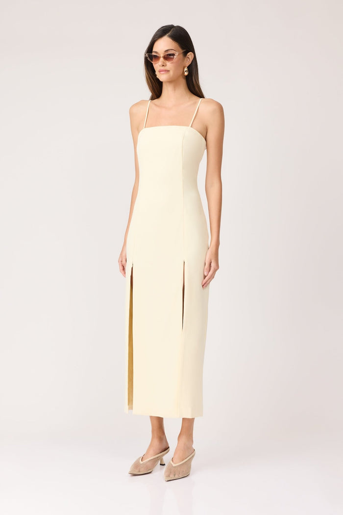 Midi Suit Dress - Lemon - SODA Fashion Haus