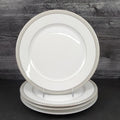 Mikasa Platinum Crown Dinner Plate Set of 4 White Tableware 10 3/4" L3428