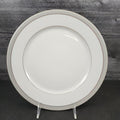 Mikasa Platinum Crown Serving Platter Round Chop Plate White L3428 Fine China