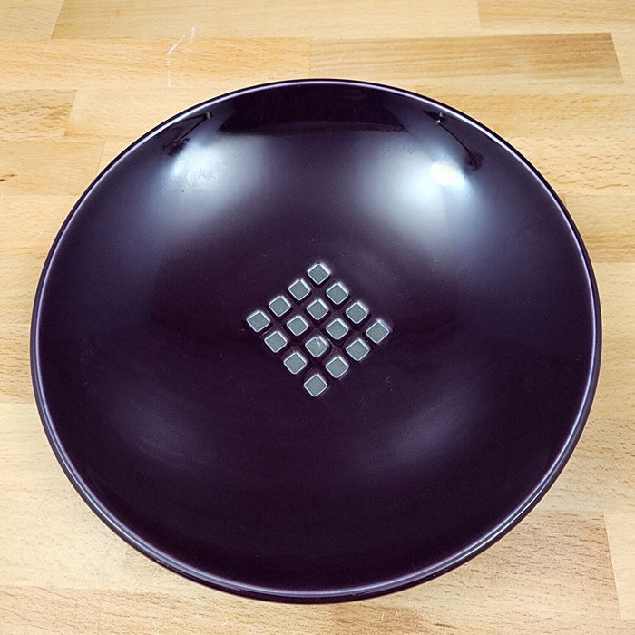 Mikasa Viewpoint Purple Round Soup Cereal Bowl Potter's Art MK604 8-1/8"