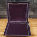 Mikasa Viewpoint Purple Square Dinner Plate Set of 2 Potter's Art MK604 10-7/8"