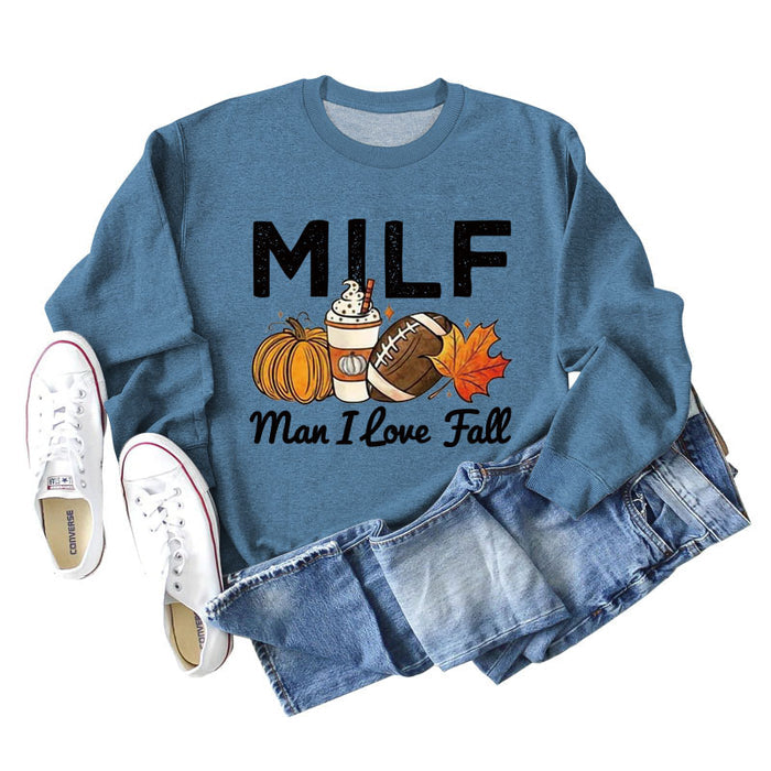 Blue sweater (black color picture) / S