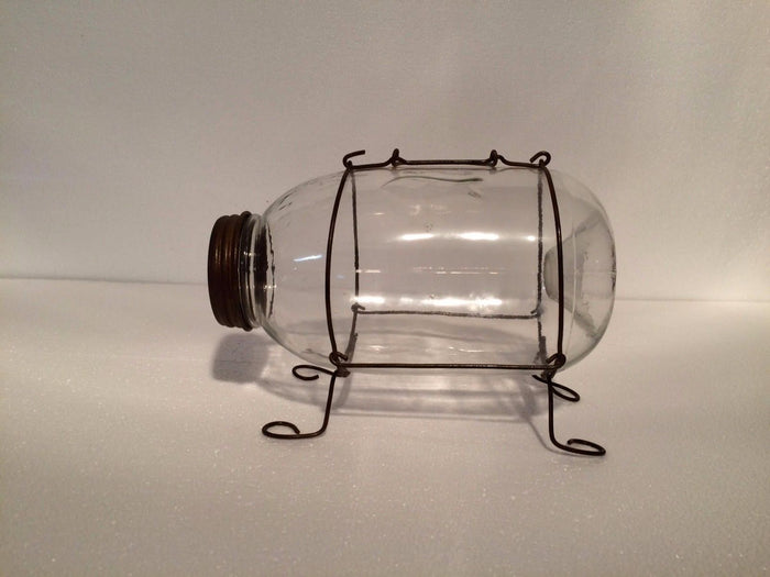 Minnow Catcher - Small Montana Bait Company Clear Glass-Jantiques LLC.