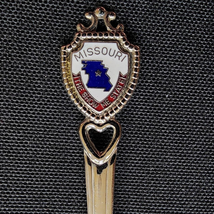 Missouri Show Me State Collectible Travel Souvenir Spoon 4.5" (11cm) Fort 1983