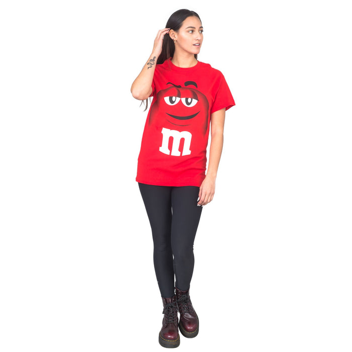 M&M's Candy Silly Character Face Adult Unisex 1980s T-Shirt