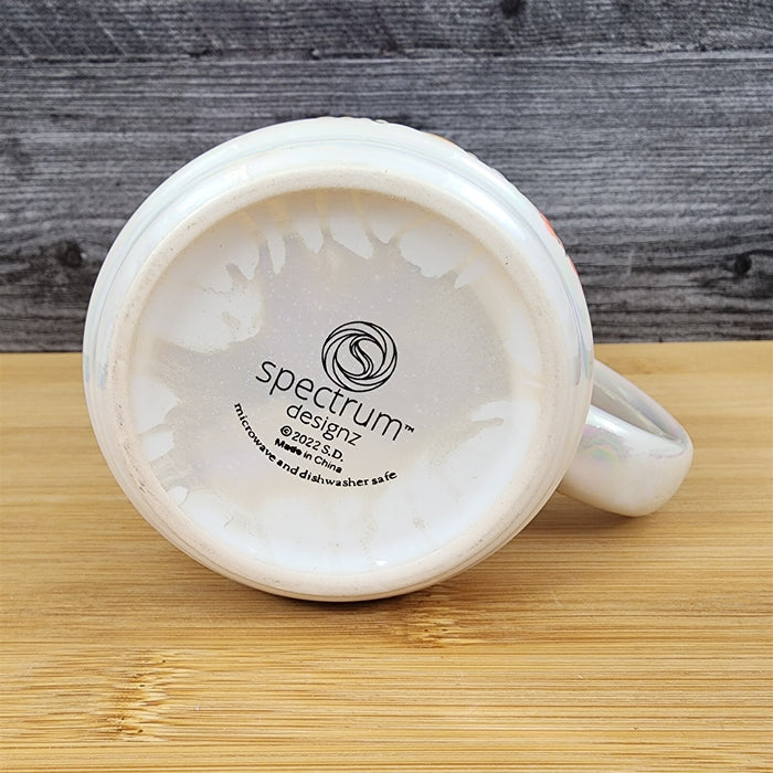 Mom Coffee Mug Ceramic Embossed Luster Glaze Tea Cup Mother by Blue Sky