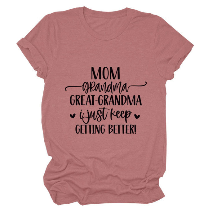 Rose gold (black font) / S