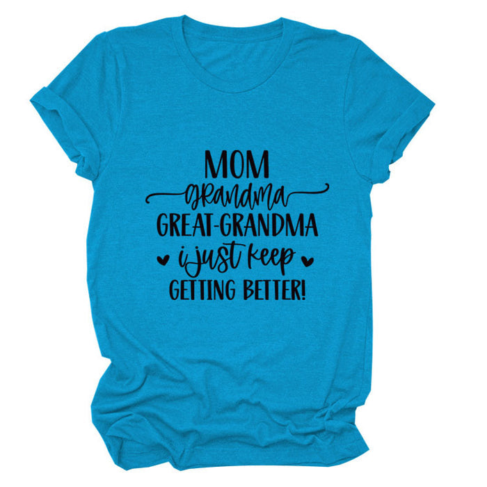 Lake blue (black font) / S
