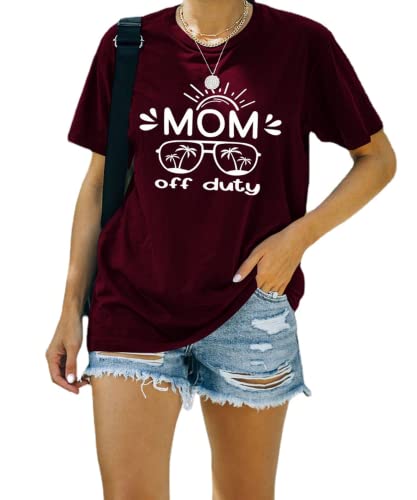 Mom Off Duty Shirt Mom Shirt for Women Mom Vacay Tee Gift for Mama