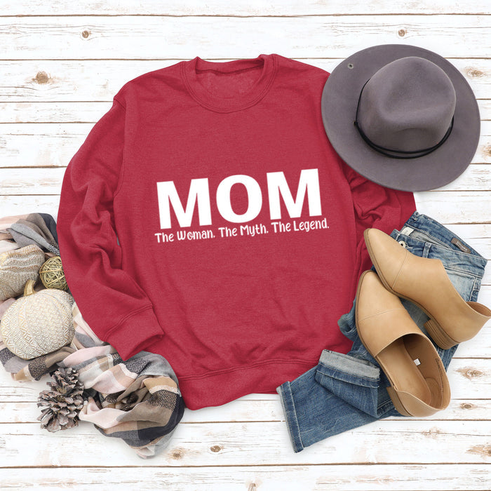Red sweater (white font) / S