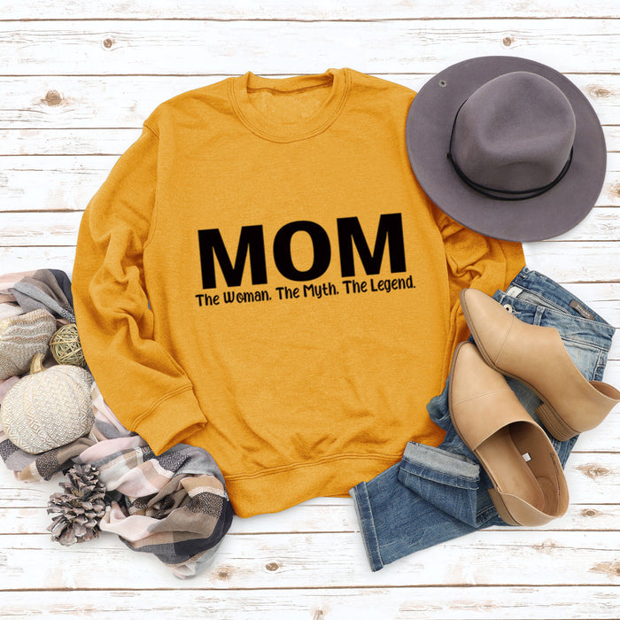 Yellow sweater (black font) / S