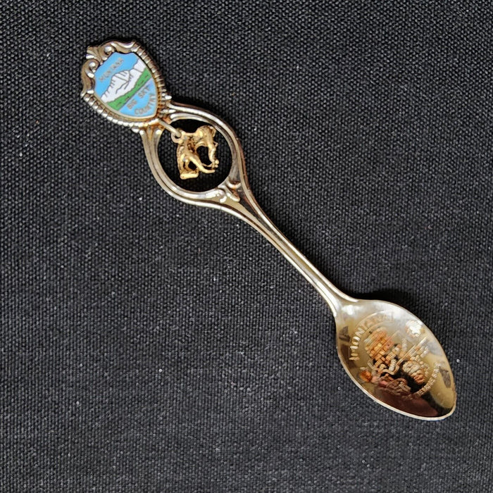 Montana Big Sky Country Collectible Souvenir Spoon 4.5" 11cm with Horse Dangler