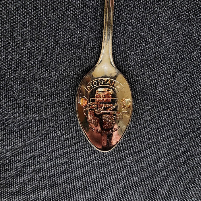 Montana Big Sky Country Collectible Souvenir Spoon 4.5" 11cm with Horse Dangler
