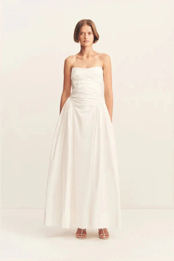 Morton Strapless Panelled Maxi Dress - SODA Fashion Haus