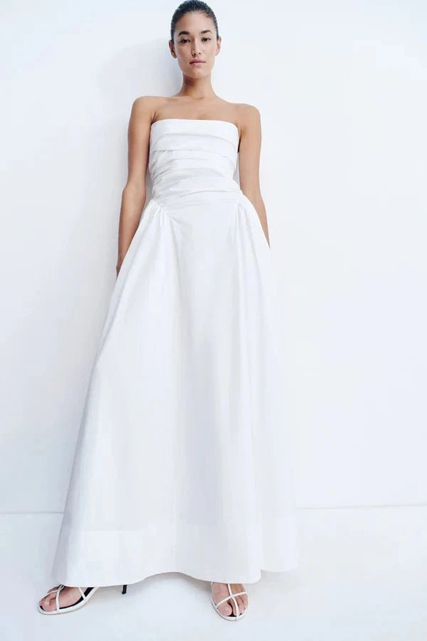 Morton Strapless Panelled Maxi Dress - SODA Fashion Haus