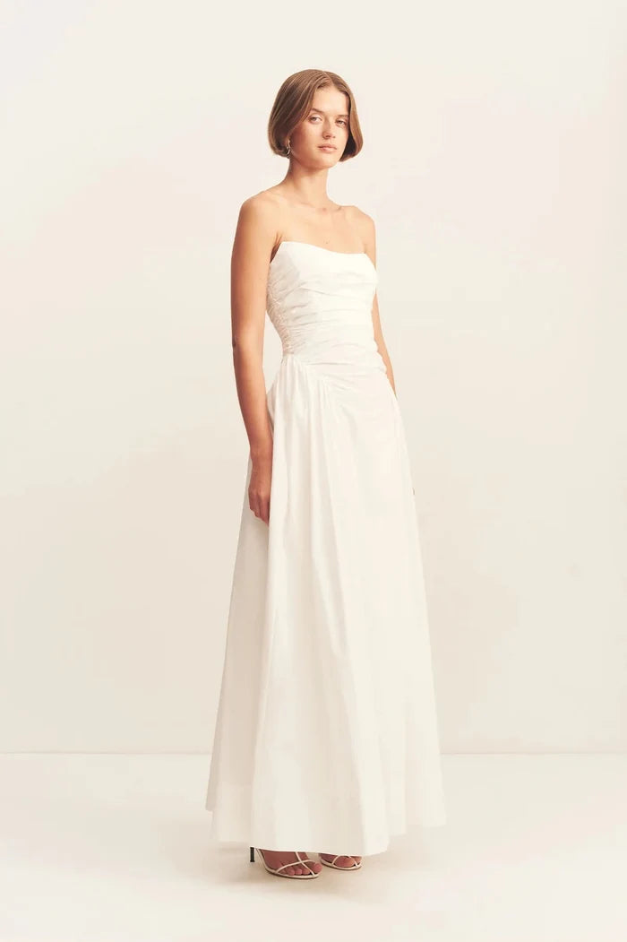 Morton Strapless Panelled Maxi Dress - SODA Fashion Haus