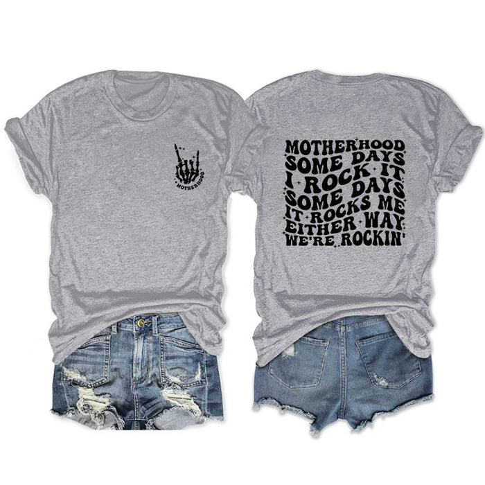 Light grey front chest (black font) / S