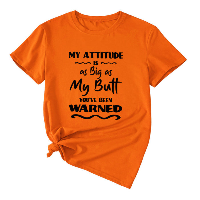 Orange (black font) / S