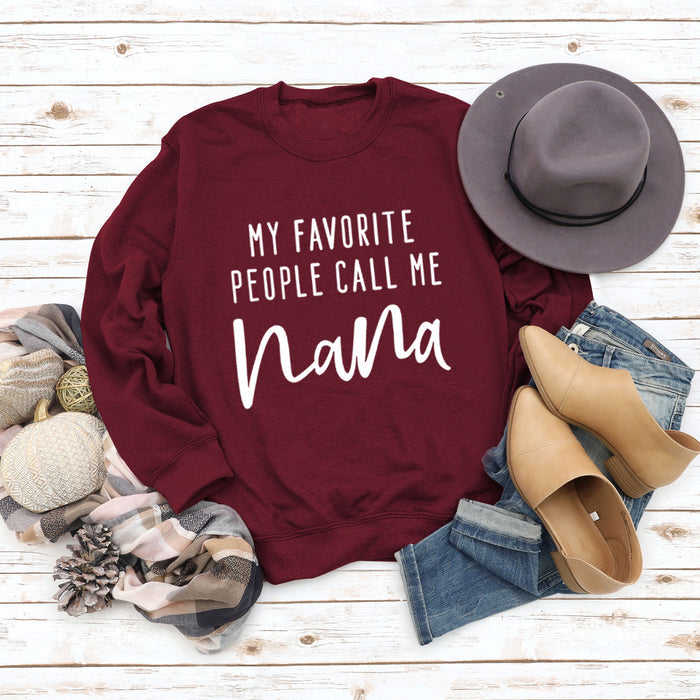 Red wine sweater (white font) / S