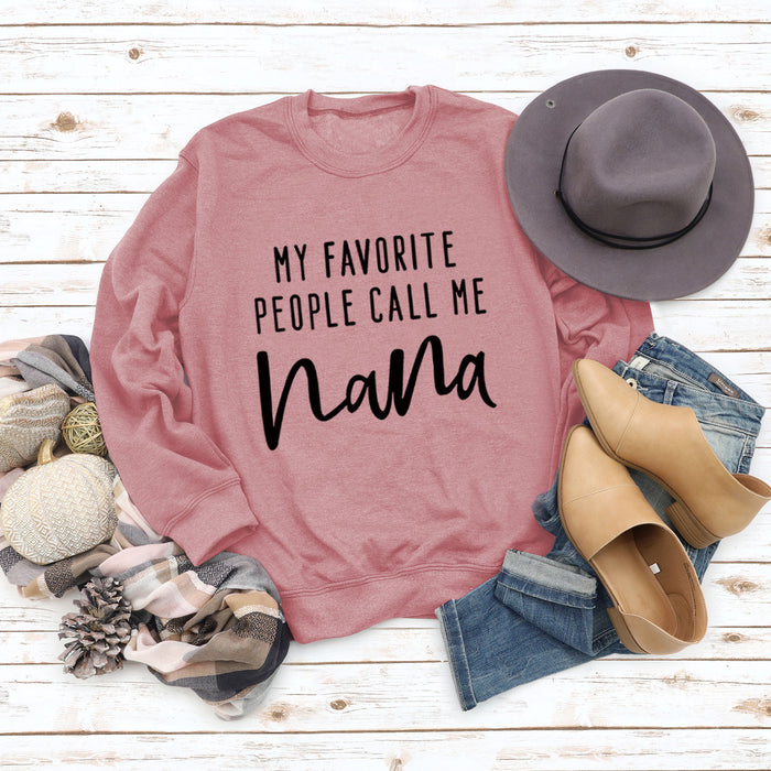 Rose gold sweater (black font) / S
