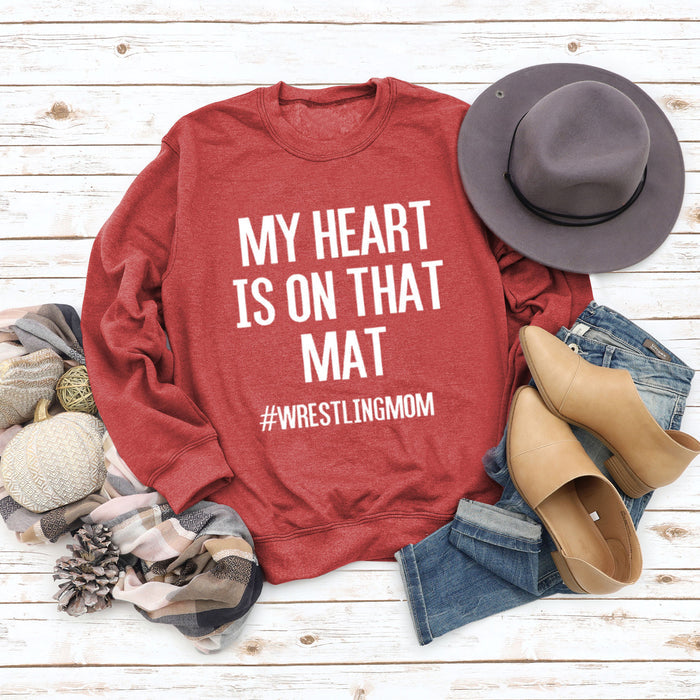 Red sweater (white font) / S