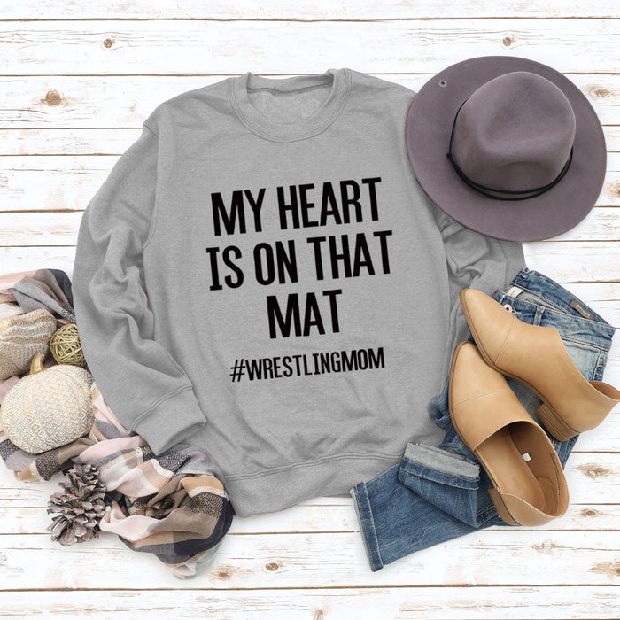 Gray sweater (black font) / S