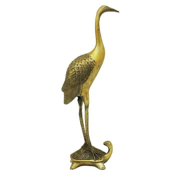 Mythical Crane on Heavenly Lo Shu Tortoise