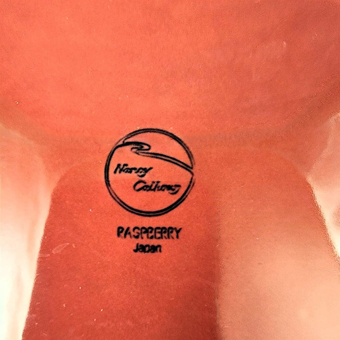 Nancy Calhoun Raspberry Soup Bowl Stoneware Round 8 inch Set of 2