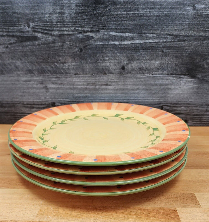 Napoli Pfaltzgraff 4 Set of Dinner Plate 11 3/4" 29cm Earthenware Dinnerware