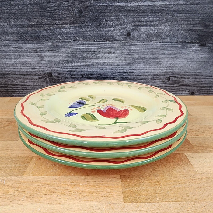 Napoli Pfaltzgraff Set of 3 Salad Plate 9 1/8" 23cm Earthenware Dinnerware