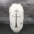 Nautical Maritime Lantern White Tea light Candle Holder Weathered Look Lamp