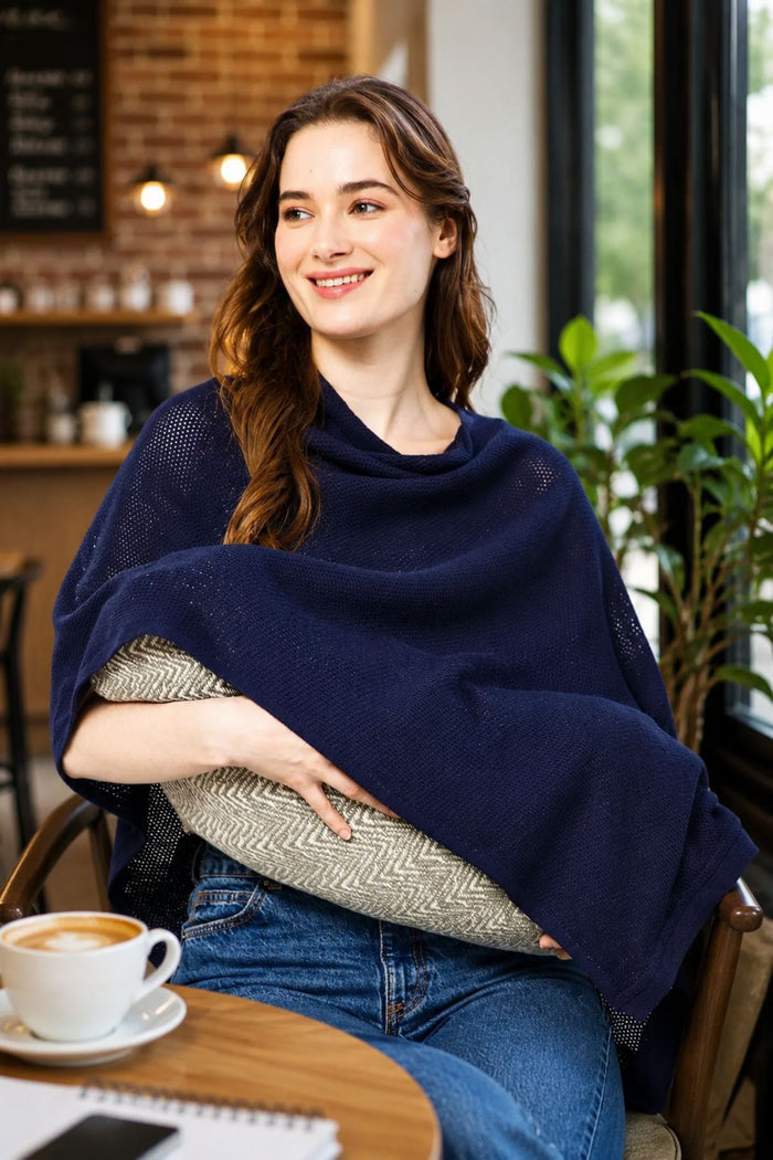 Nautical Twilight Honeycomb Feeding & Nursing Cover