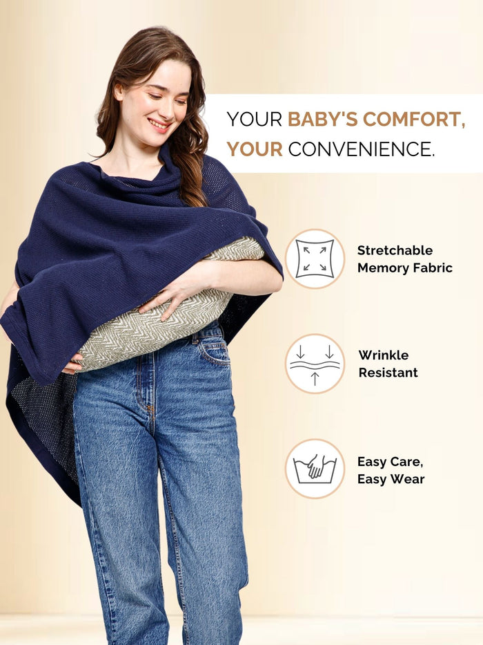 Nautical Twilight Honeycomb Feeding & Nursing Cover - House Of Zelena™