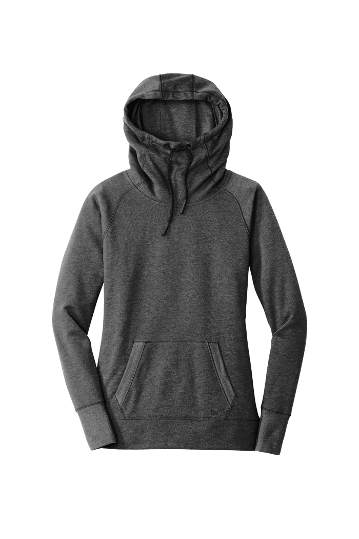 XS / Black Heather Custom New Era Ladies Tri-Blend Fleece Pullover Hoodie - Corporate Gifts