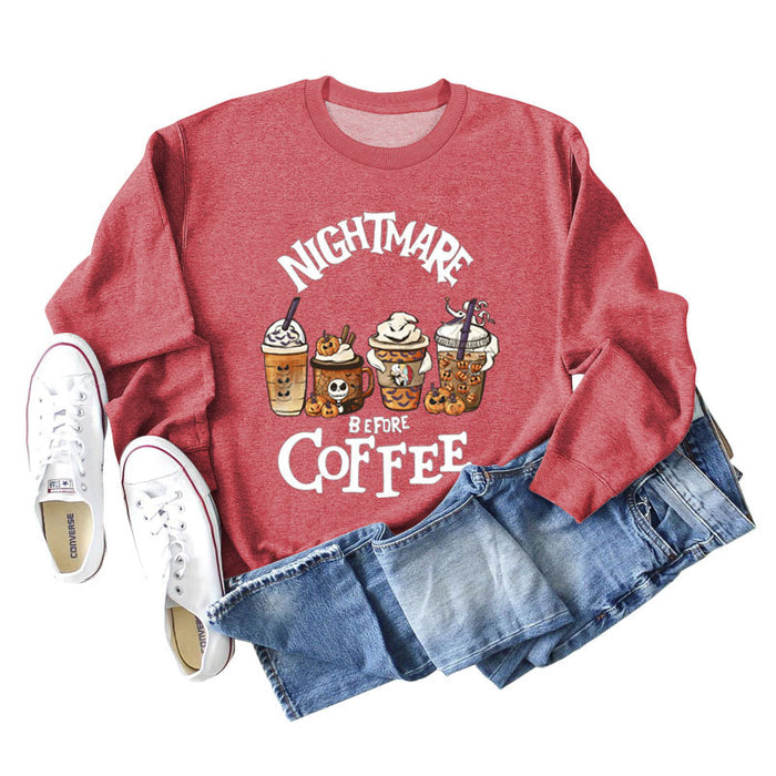 Red sweater (white color picture) / S