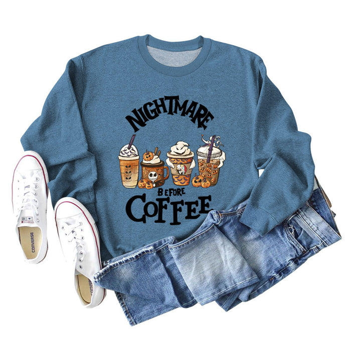 Blue sweater (black color picture) / S