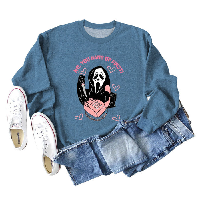 Blue sweater (color picture) / S
