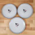 Noritake Grayson Bread Butter Plate Set of 3 Pink Flower Ceramic Vintage China