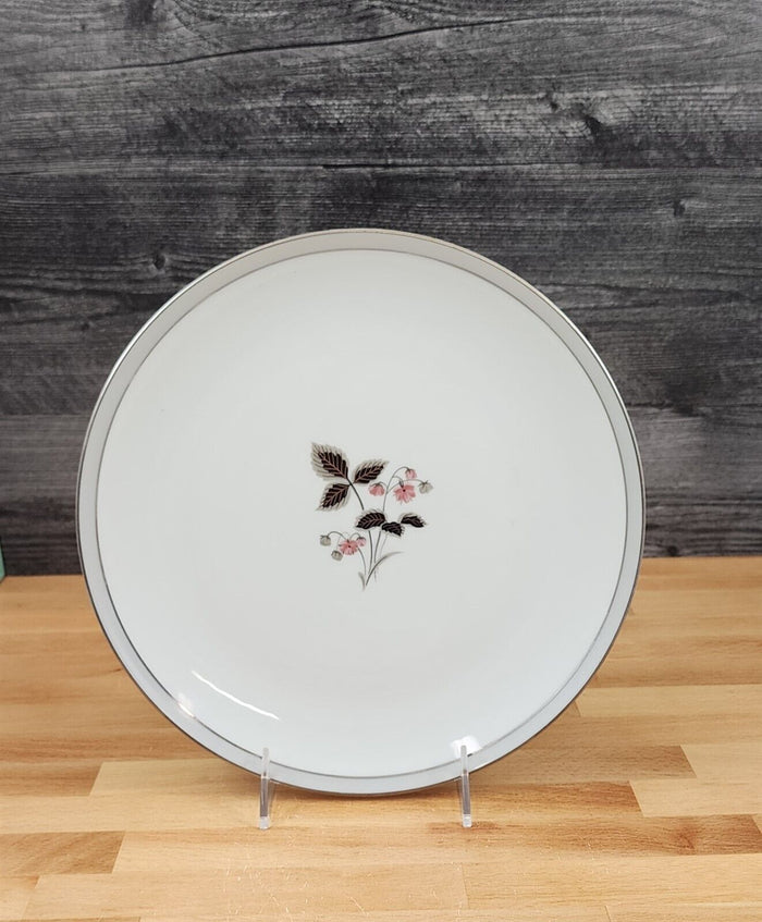 Noritake Grayson Dinner Plate Set of 2 Ceramic Vintage China Pink Flower 5697