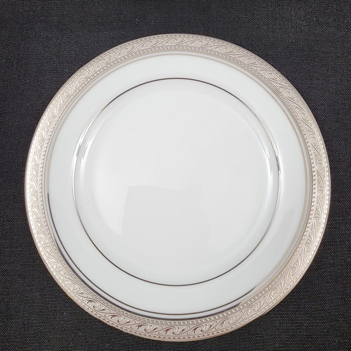 Noritake Legendary Crestwood Platinum Set of 2 Bread & Butter 6.25" Plates 4166