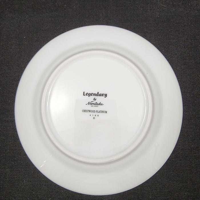 Noritake Legendary Crestwood Platinum Set of 2 Salad Plate 8.5" Plates 4166