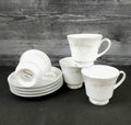 Noritake Sweet Leilani Set of 4 Tea Cup & Saucer Coffee Mug Legendary 3482